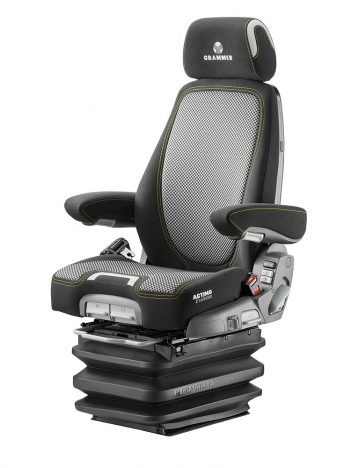 Grammer Actimo Evolution luchtgeveerde stoel (MSG95EL/742) voor bouwmachine
