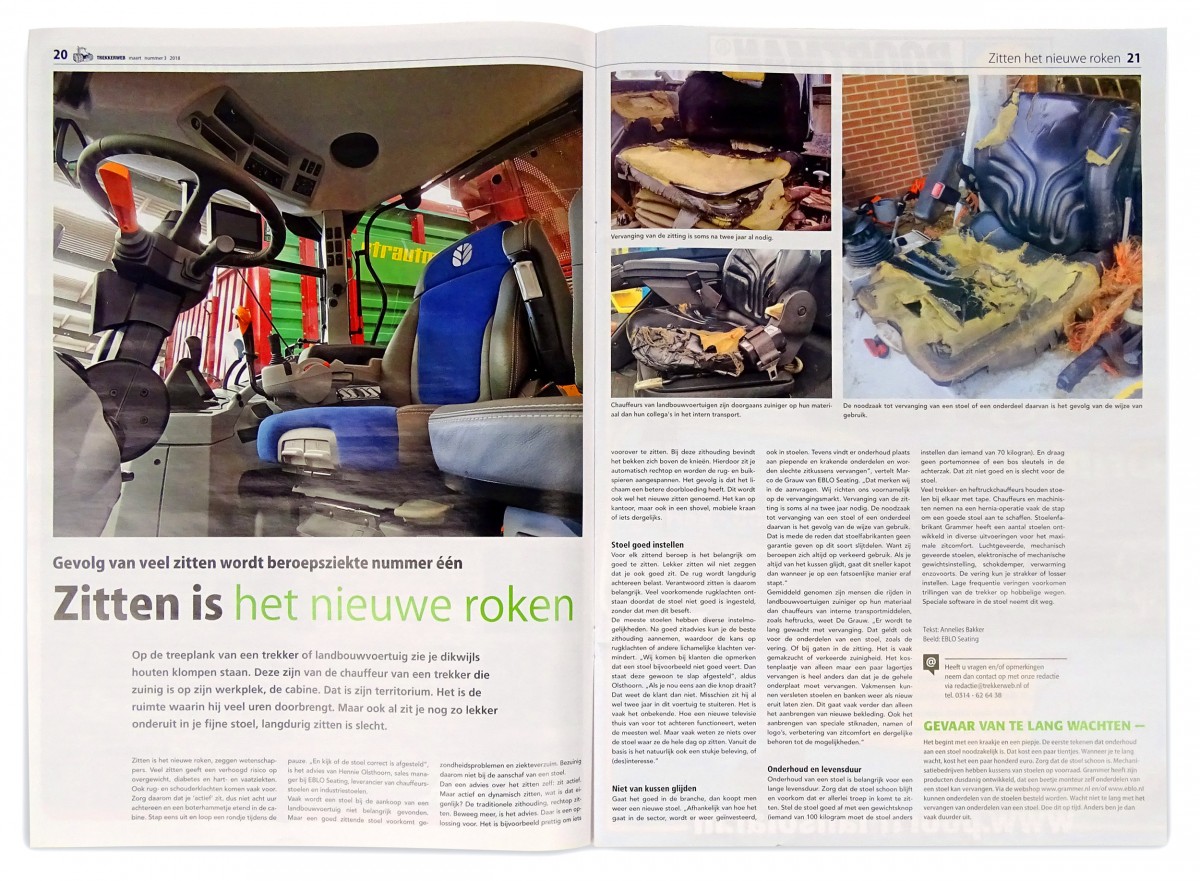 Zitten is het nieuwe roken - Grammer