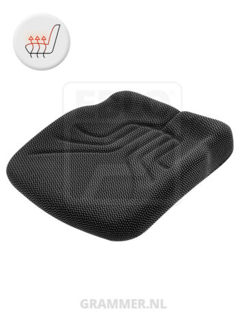 Grammer zitkussen type 721 stof zwart matrix met verwarming